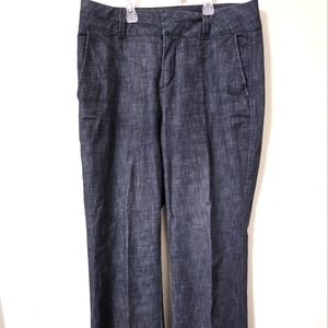 Coldwater creek womens size 8 denim trouser fit pants
